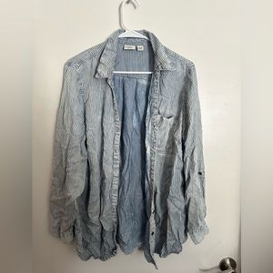 plus size cato striped button up size 18/20